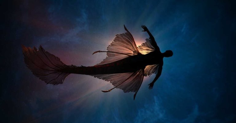 Los arqueólogos descubren el misterioso esqueleto antiguo de una mujer en una cama de sirena