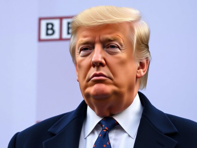 Trump amenaza a la BBC con una demanda por difamación de 1 000 millones de dólares