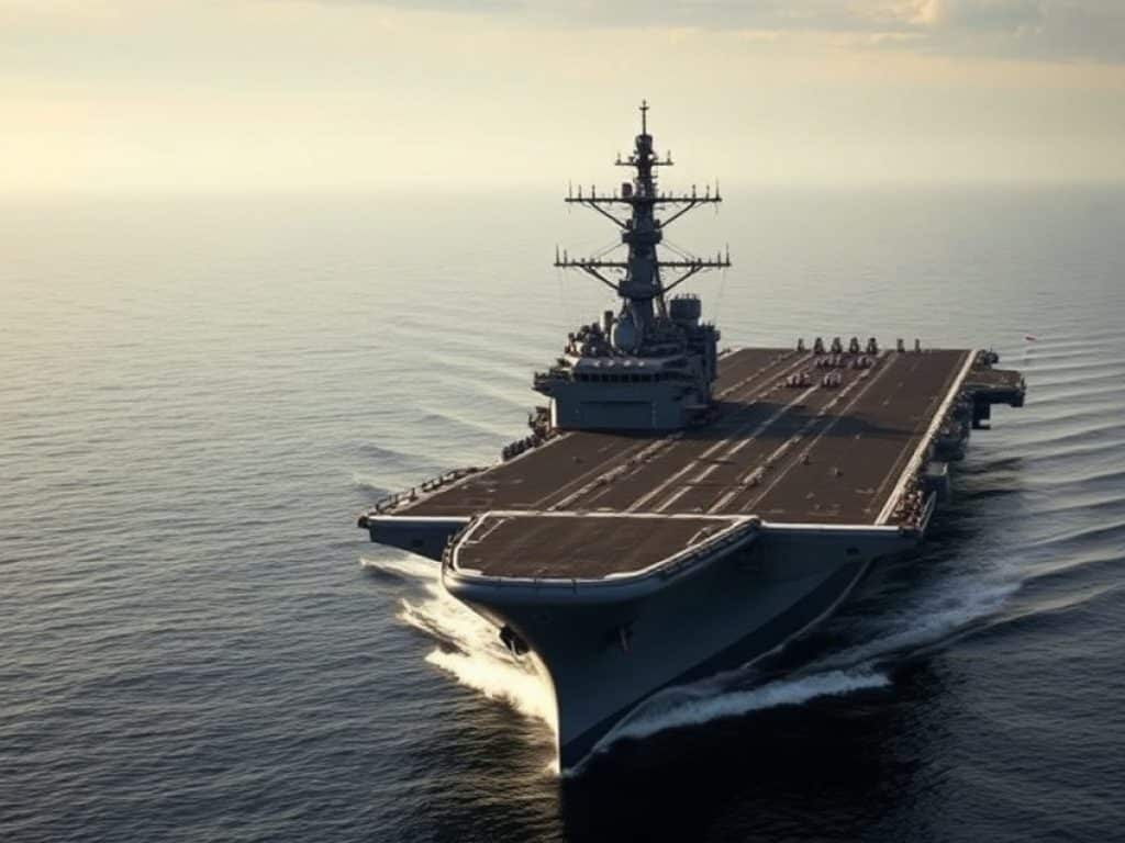 Portaviones de EE.UU. bordea África y podría unirse a flota en Medio Oriente