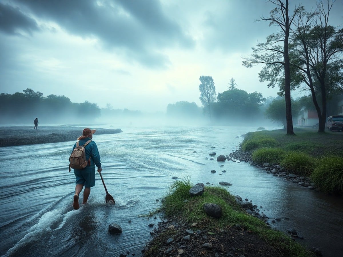 Cuando el río crece y no hay clases: la historia de los docentes que no pueden llegar a su colegio por aumento del caudal