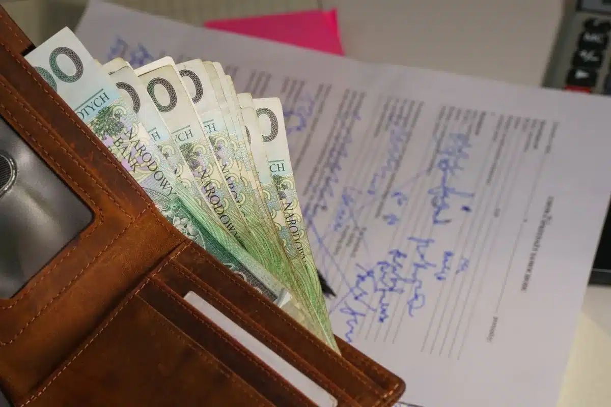 Documentos de inversión financiera y reportes bancarios sobre escritorio profesional