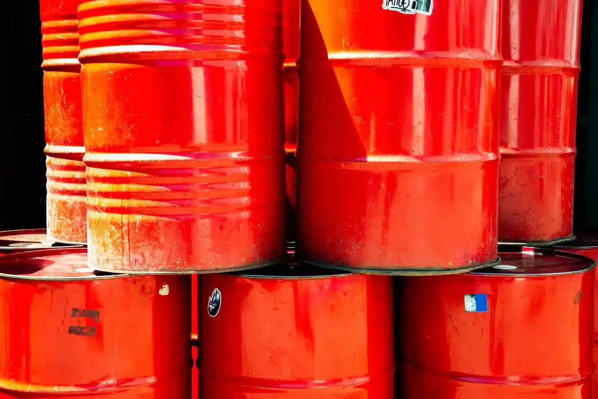 Gráfico de precios del petróleo Brent en mercados internacionales