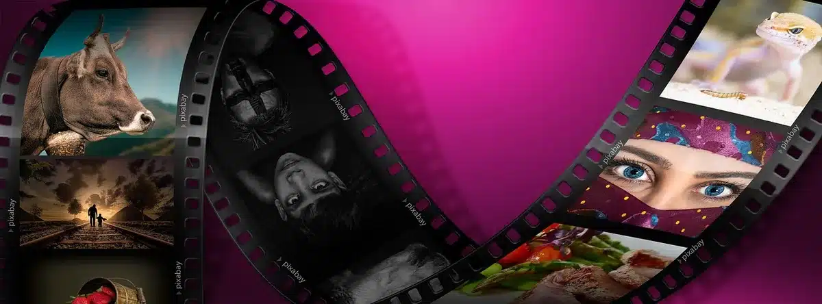 Montaje de carteles de películas de acción y franquicias icónicas